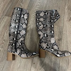 Knee high boots